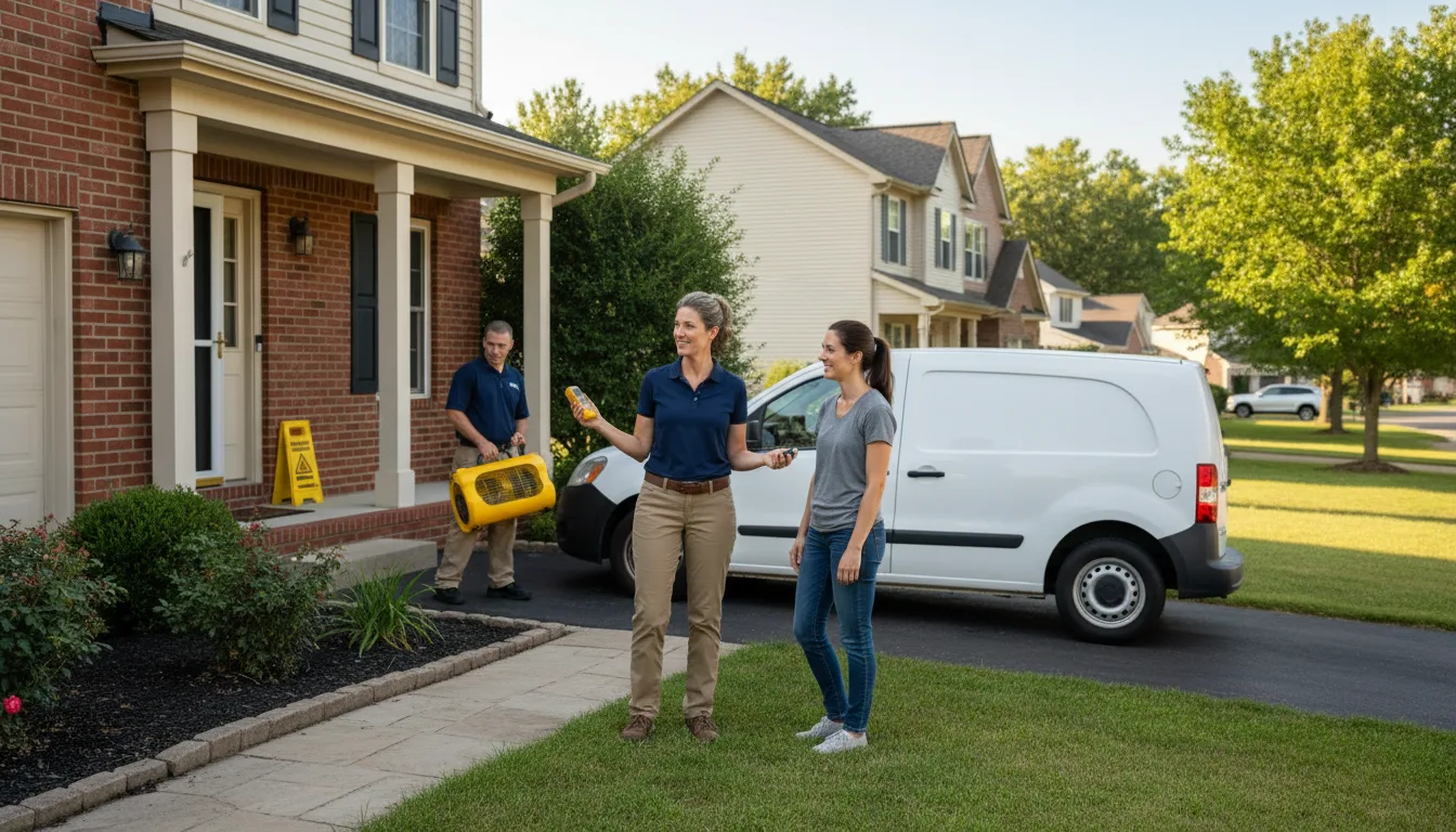 Residential water damage restoration in Tumacacori, AZ